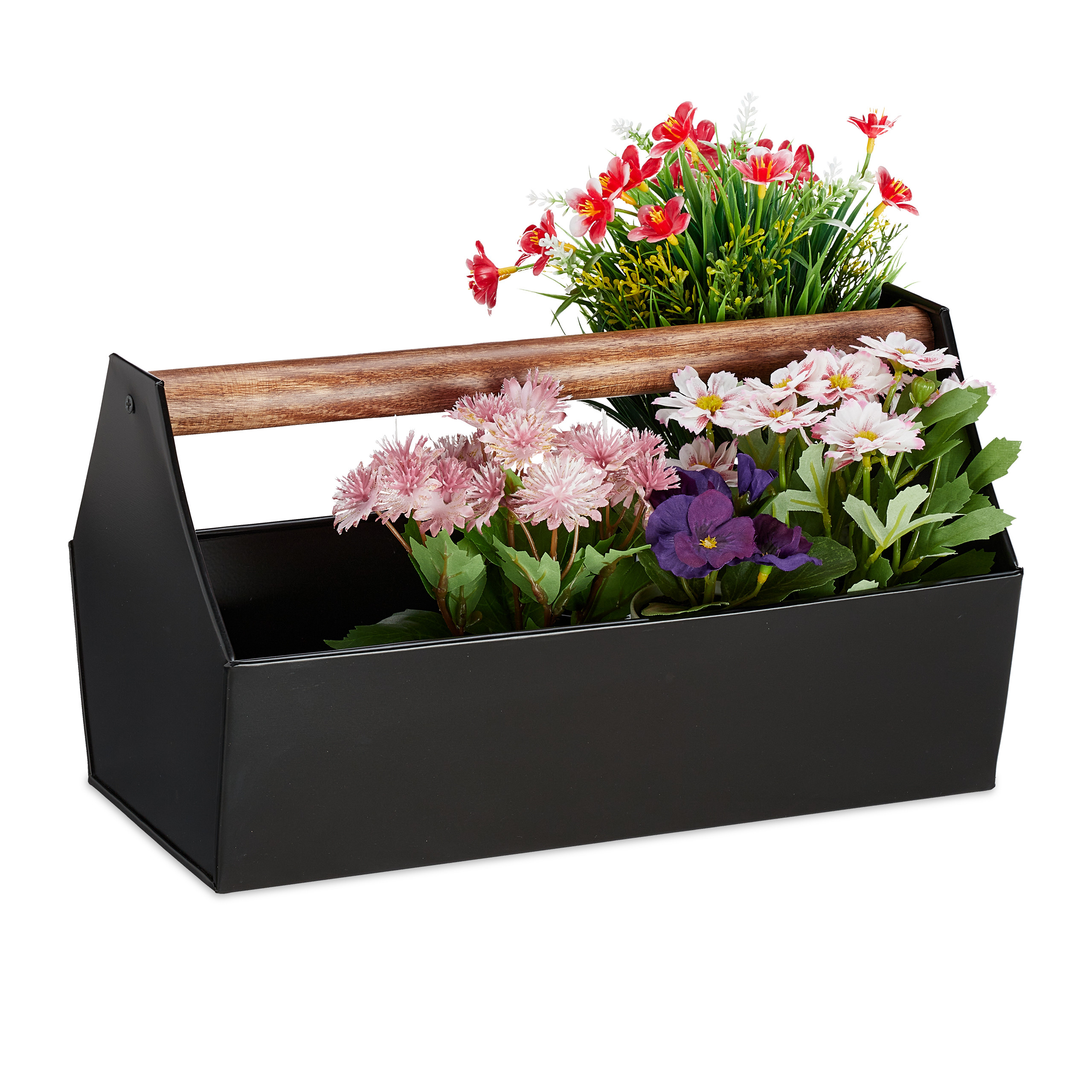 Flower Box With Handle Free Design | Flower Box With Handle Free Shipping |  Flower Box With Handle Bulk Quantity | Flower Box With Handle No Minimum