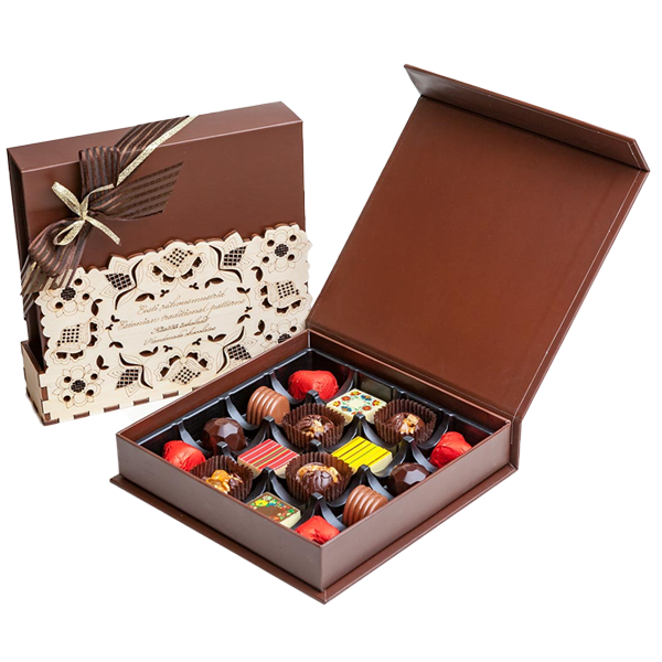 Rigid Chocolate Box Free Design | Rigid Chocolate Box Free Shipping |  Rigid Chocolate Box Bulk Quantity | Rigid Chocolate Box No Minimum