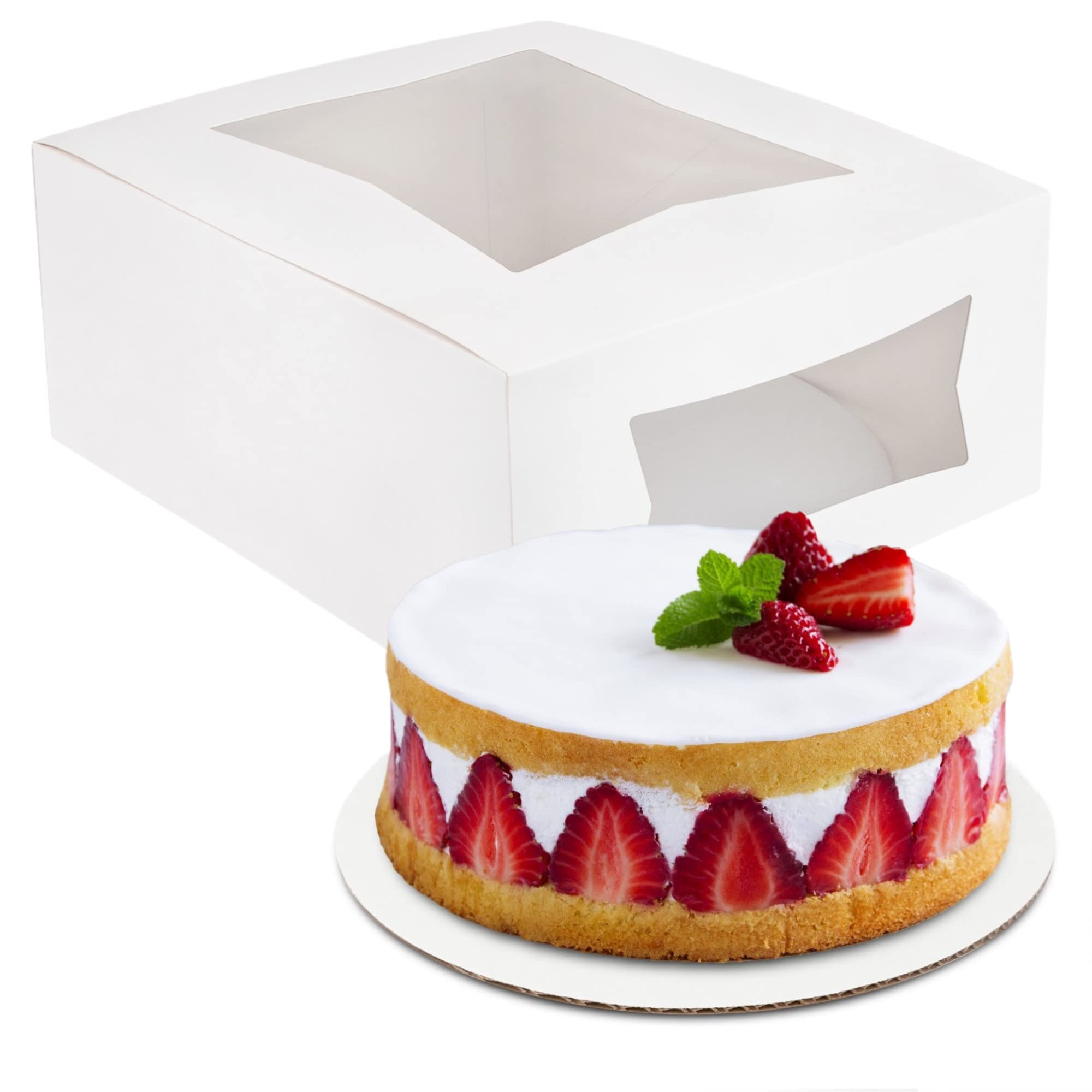 Window Cake Box Free Design | Window Cake Box Free Shipping |  Window Cake Box Bulk Quantity | Window Cake Box No Minimum