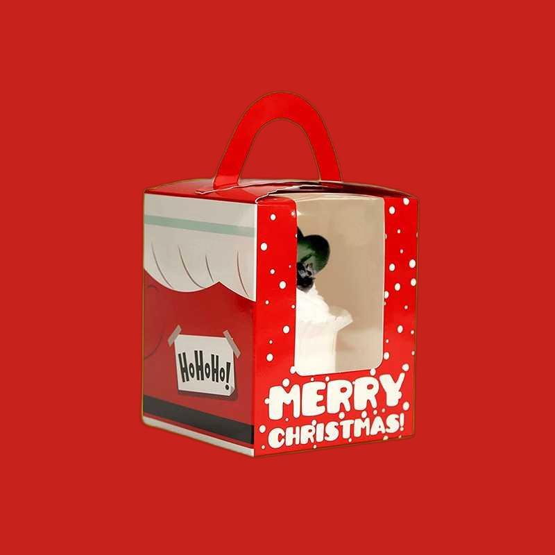 Christmas Bakery Boxes Free Design | Christmas Bakery Boxes Free Shipping |  Christmas Bakery Boxes Bulk Quantity | Christmas Bakery Boxes No Minimum