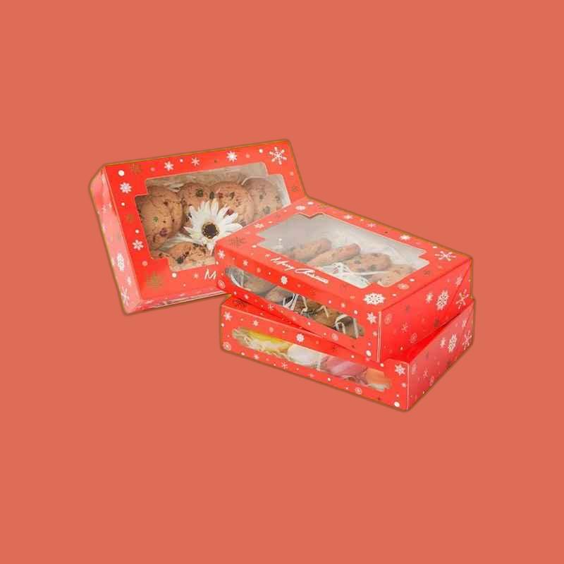 Cookie Boxes with Windows Free Design | Cookie Boxes with Windows Free Shipping |  Cookie Boxes with Windows Bulk Quantity | Cookie Boxes with Windows No Minimum