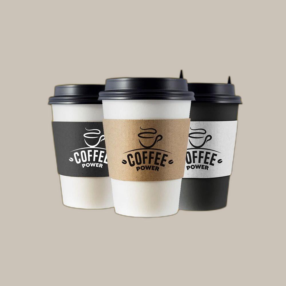 Custom Cup Sleeves Free Design | Custom Cup Sleeves Free Shipping |  Custom Cup Sleeves Bulk Quantity | Custom Cup Sleeves No Minimum