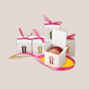 Custom Design Fancy Macaron Boxes