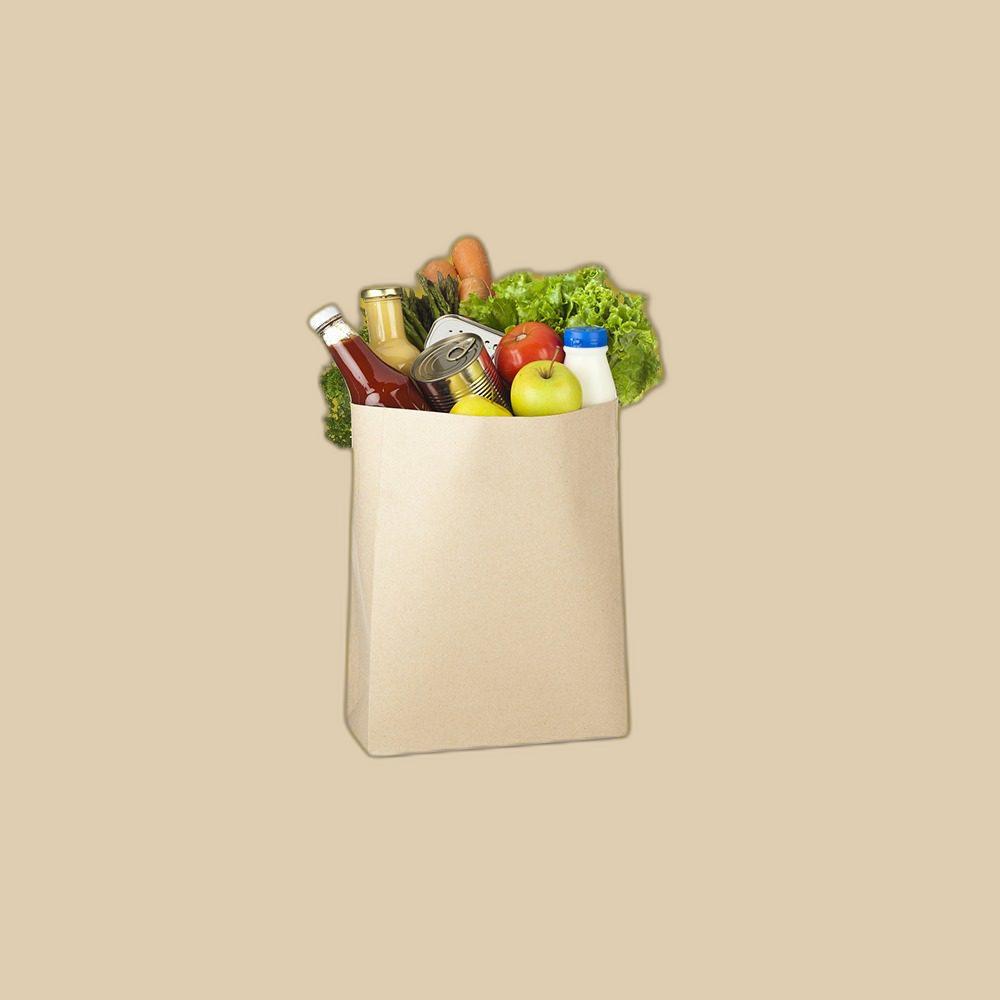 Custom Grocery Paper Bags Free Design | Custom Grocery Paper Bags Free Shipping |  Custom Grocery Paper Bags Bulk Quantity | Custom Grocery Paper Bags No Minimum