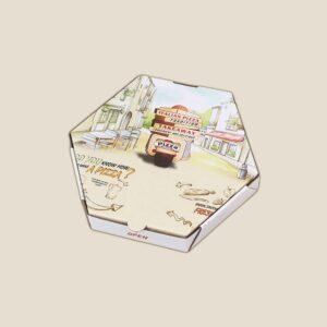Custom Hexagonal Pizza Boxes