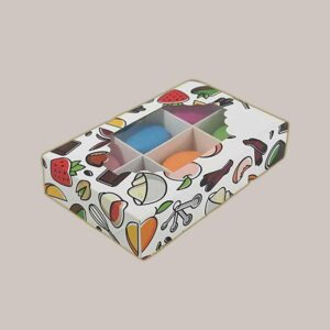 Custom Macaron Boxes with PVC Window