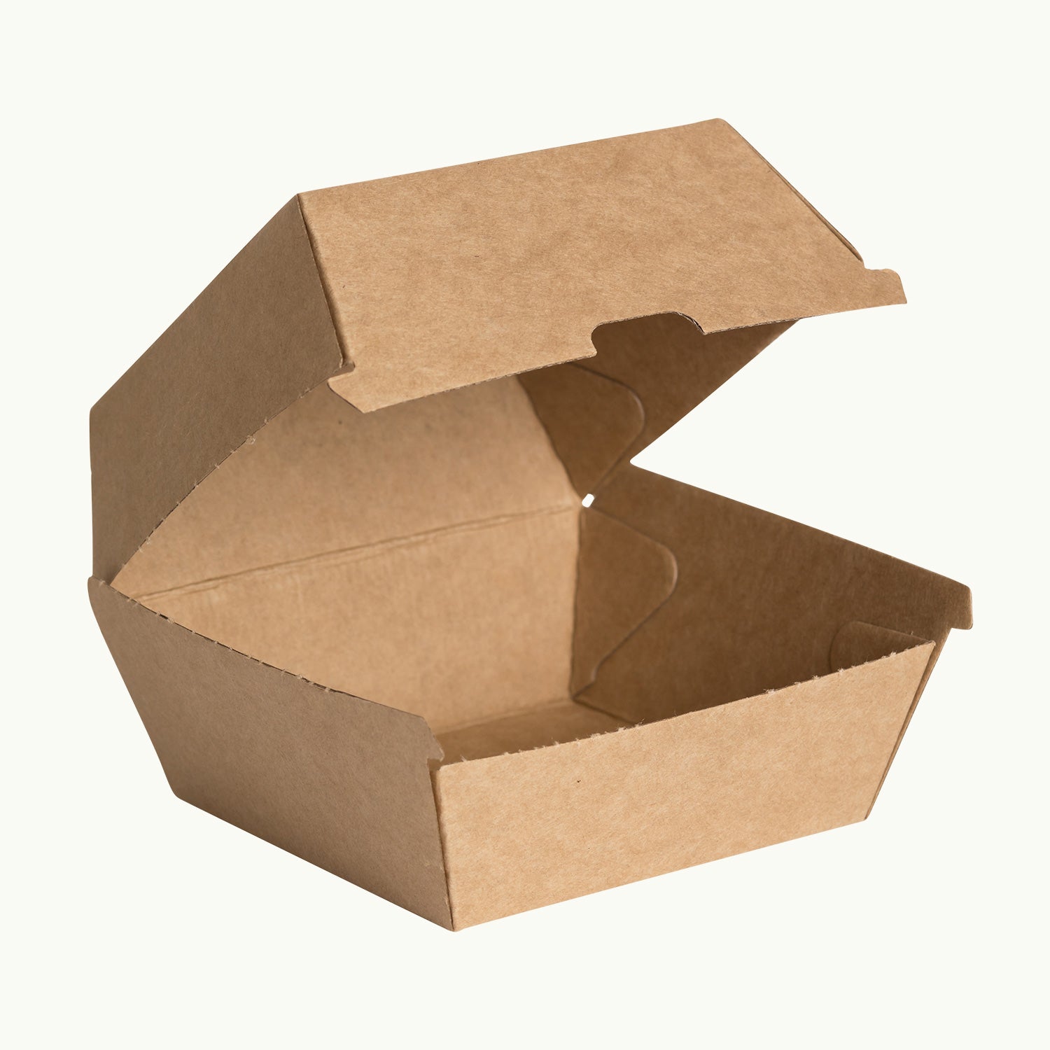 Kraft Burger Box Free Design | Kraft Burger Box Free Shipping |  Kraft Burger Box Bulk Quantity | Kraft Burger Box No Minimum