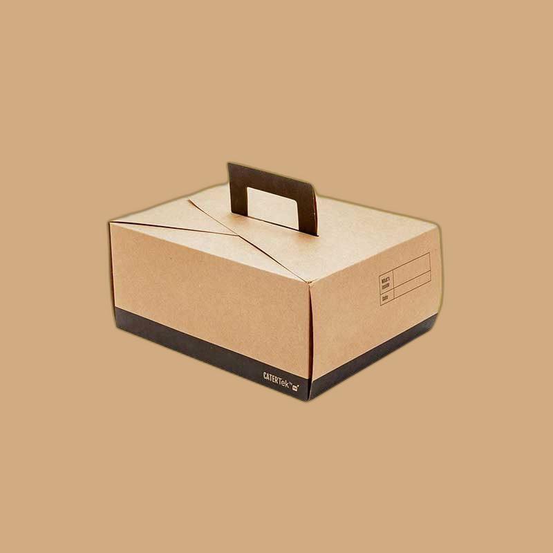 Kraft Box with Handle Free Design | Kraft Box with Handle Free Shipping |  Kraft Box with Handle Bulk Quantity | Kraft Box with Handle No Minimum