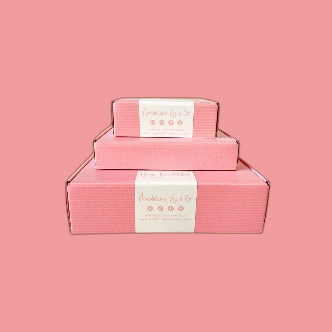 Pink Mailer Boxes Free Design | Pink Mailer Boxes Free Shipping |  Pink Mailer Boxes Bulk Quantity | Pink Mailer Boxes No Minimum