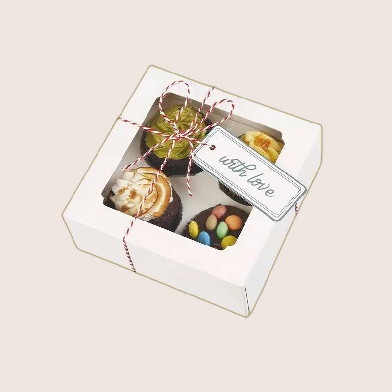 White Bakery Boxes Free Design | White Bakery Boxes Free Shipping |  White Bakery Boxes Bulk Quantity | White Bakery Boxes No Minimum