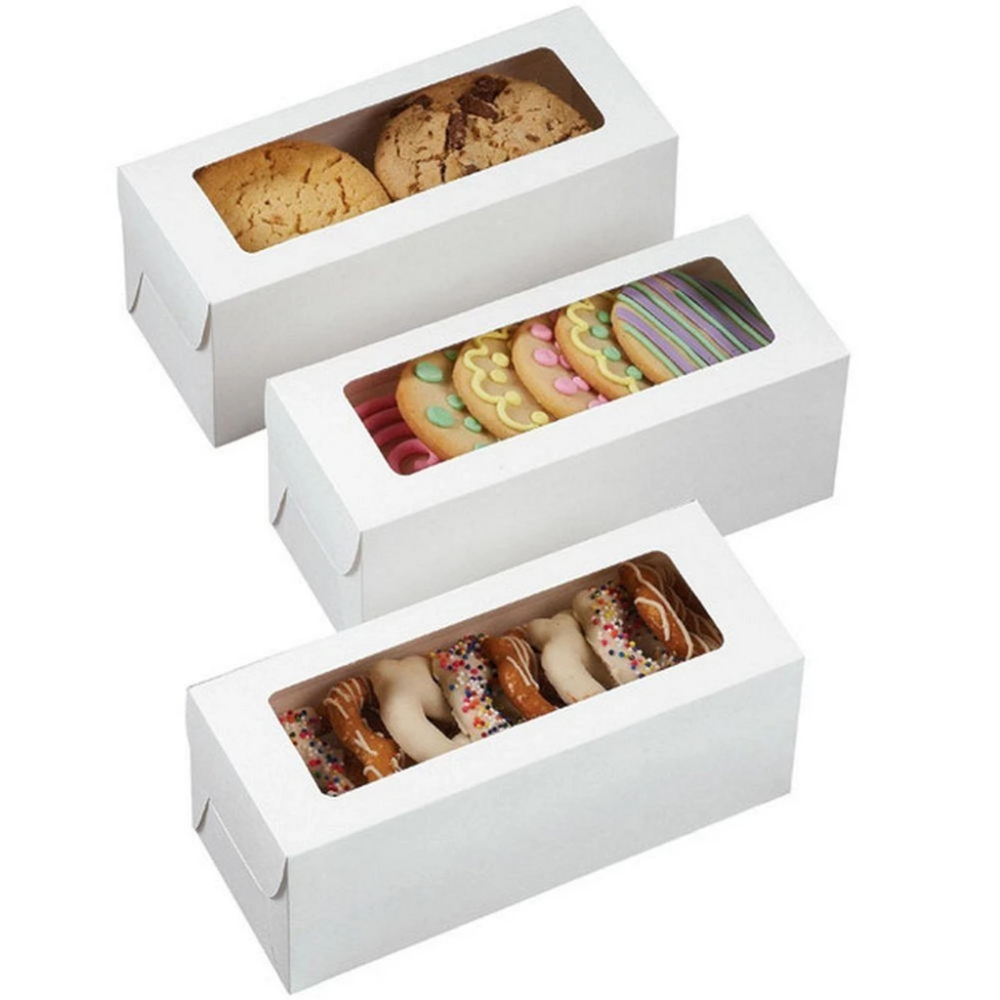 Cookie Box With Window Free Design | Cookie Box With Window Free Shipping |  Cookie Box With Window Bulk Quantity | Cookie Box With Window No Minimum