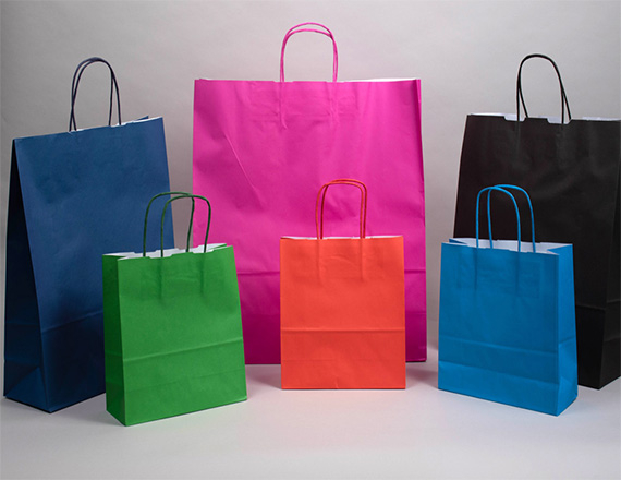 Paper Bags With Handles Free Design | Paper Bags With Handles Free Shipping |  Paper Bags With Handles Bulk Quantity | Paper Bags With Handles No Minimum