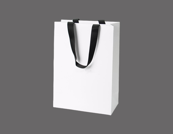 White Paper Bags Free Design | White Paper Bags Free Shipping |  White Paper Bags Bulk Quantity | White Paper Bags No Minimum