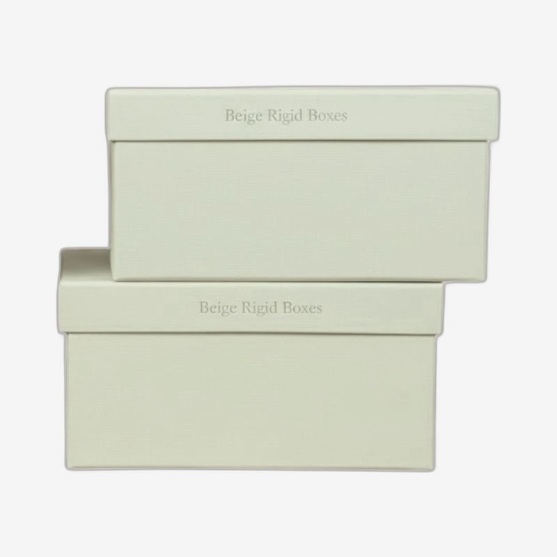 Beige Rigid Boxes - Custom Printed Packaging Boxes | Discounted Packaging
