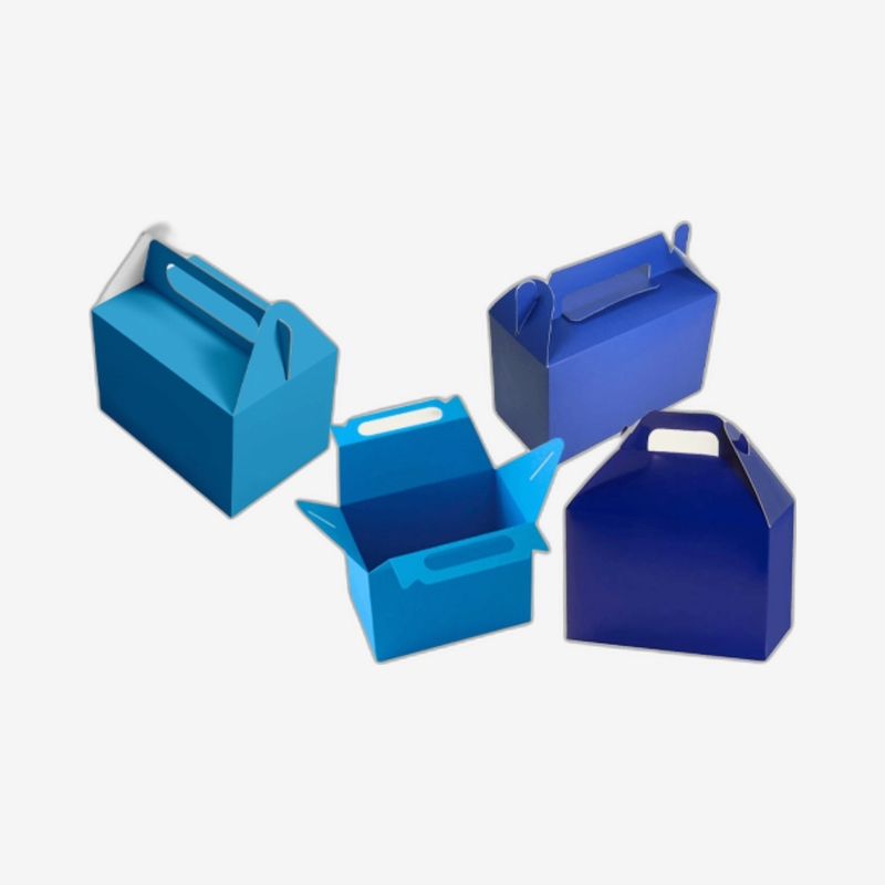 Blue Gable Boxes - Custom Printed Packaging Boxes | Discounted Packaging