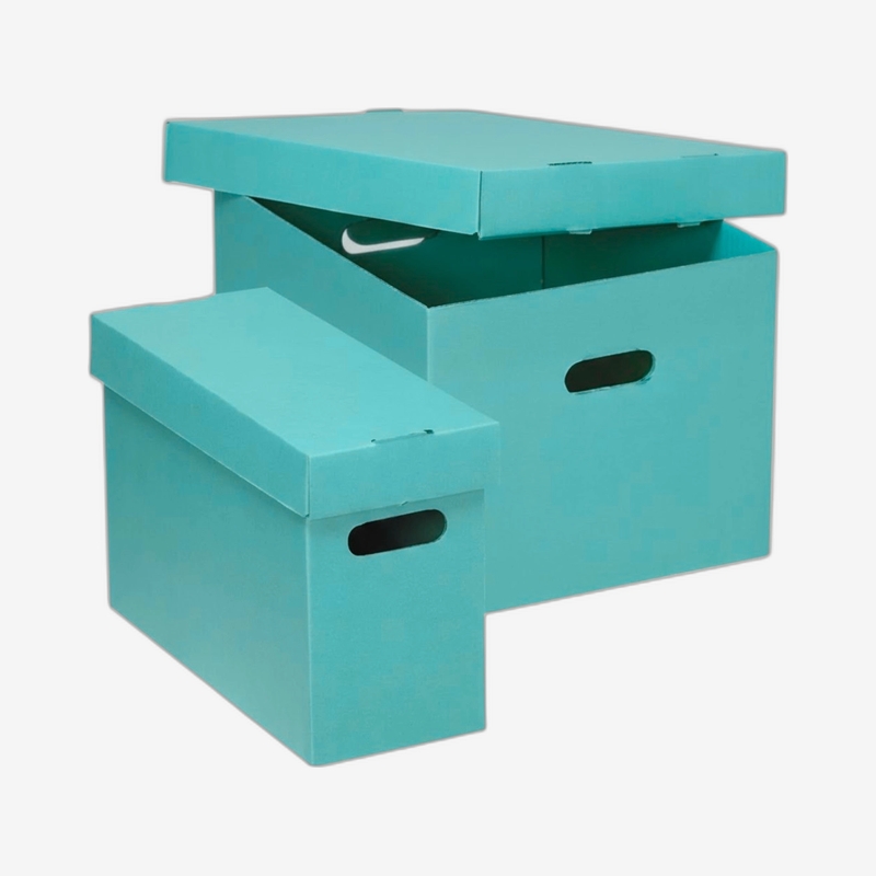 Teal Corrugated Boxes - Custom Printed Packaging Boxes | Discounted ...